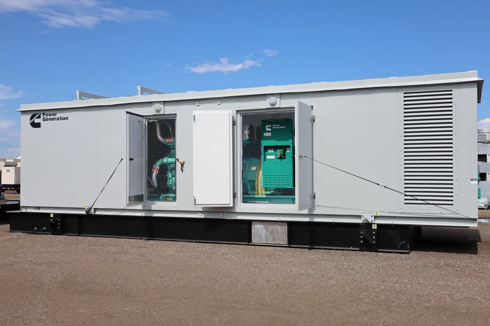 3 1250kw cummins industrial generator unit 091952 engine