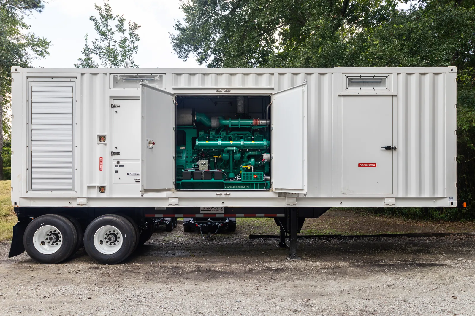 3 1500kw cummins industrial generator unit 090884 engine