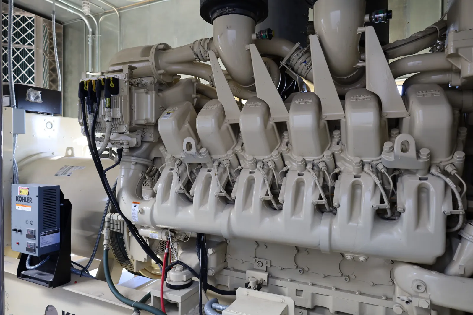 3 1500kw kohler industrial generator unit 090622 engine