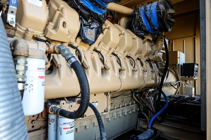 3 1750kw mtu industrial generator unit 089598 engine