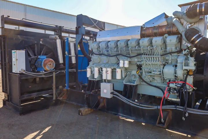 3 2000kw generac industrial generator unit 091552 engine