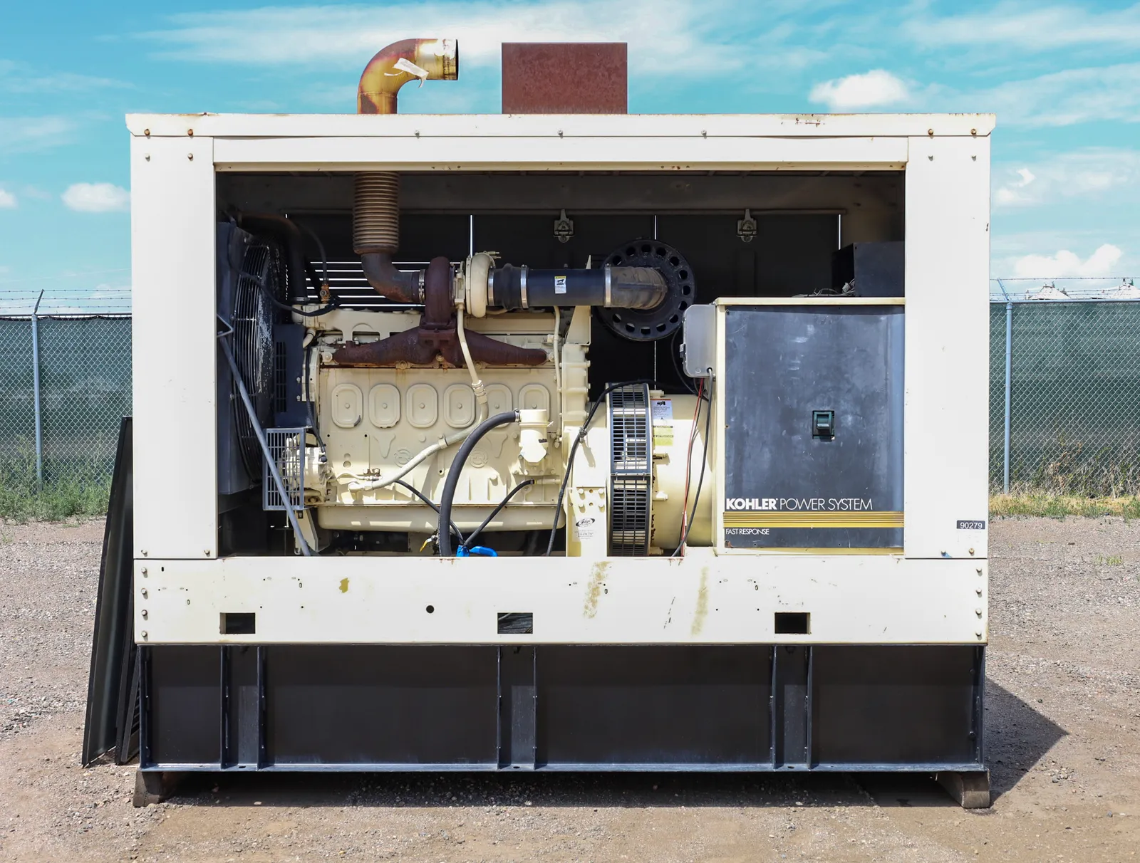 3 200kw kohler industrial generator unit 090279 engine