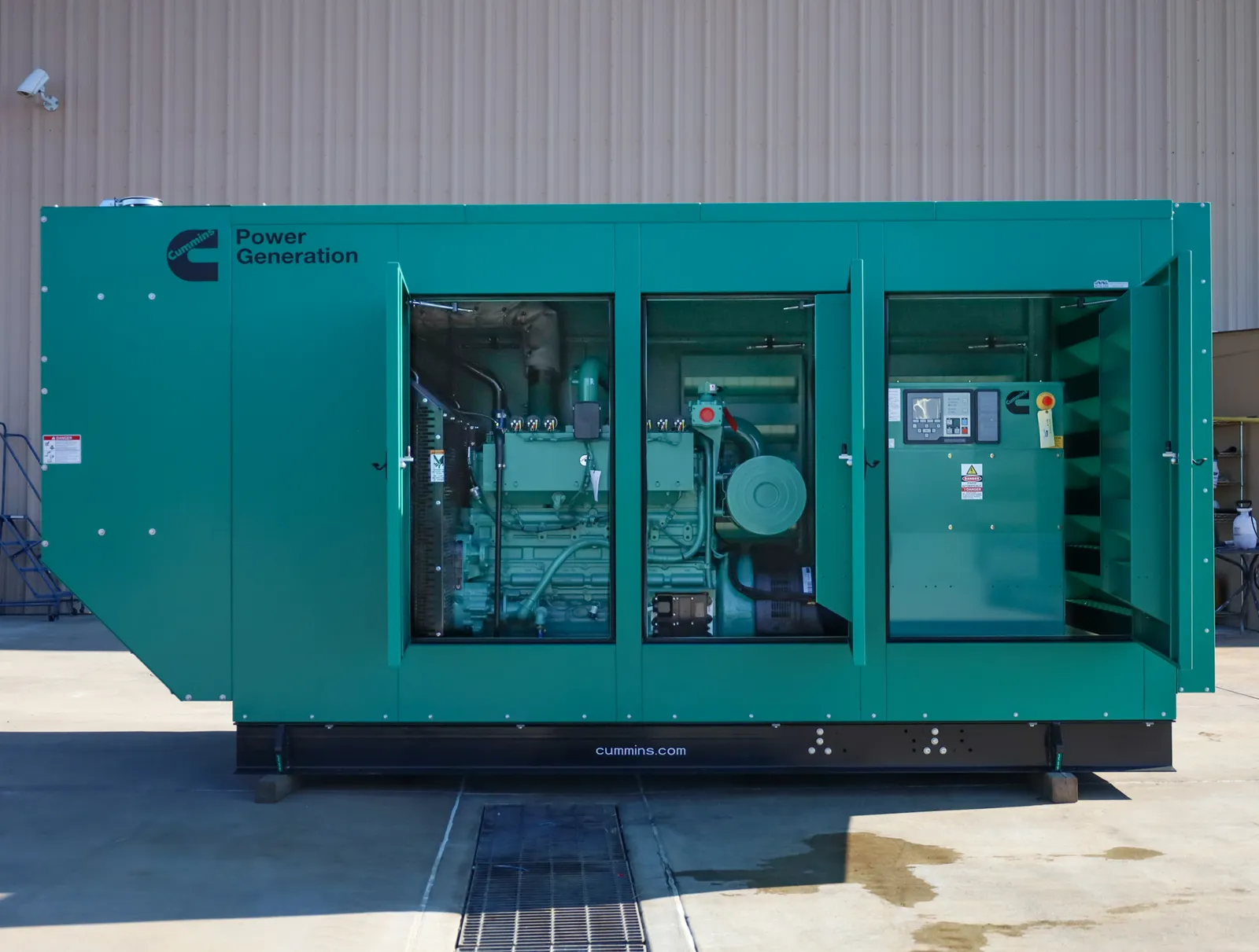 3 300kw cummins industrial generator unit 092672 engine
