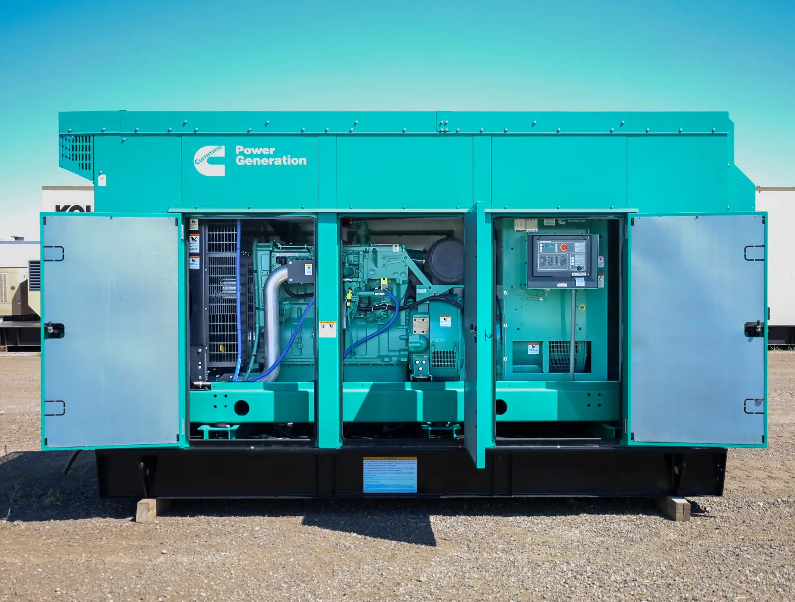3 350kw cummins industrial generator unit 092126 engine