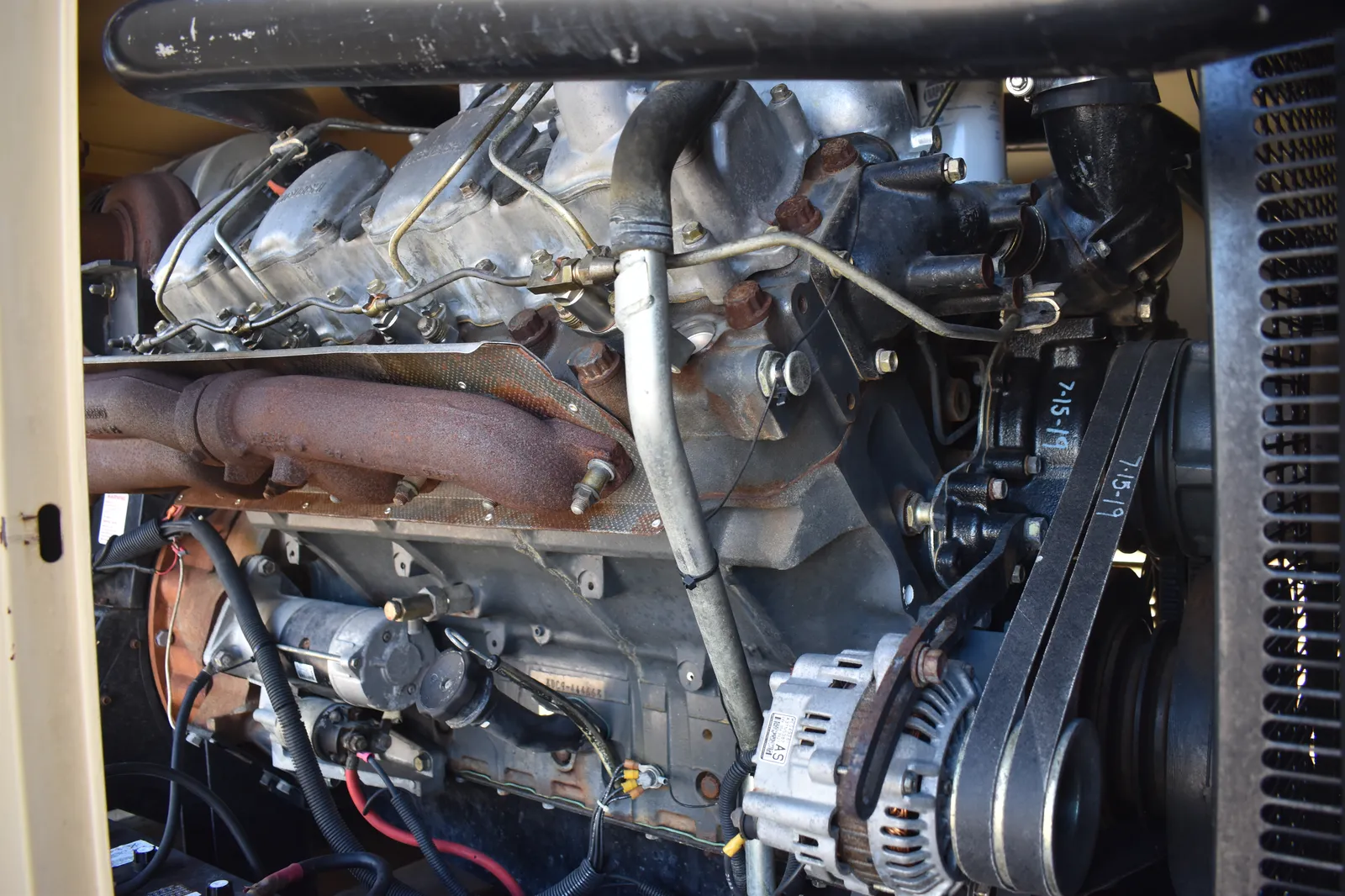 3 350kw generac industrial generator unit 089630 engine