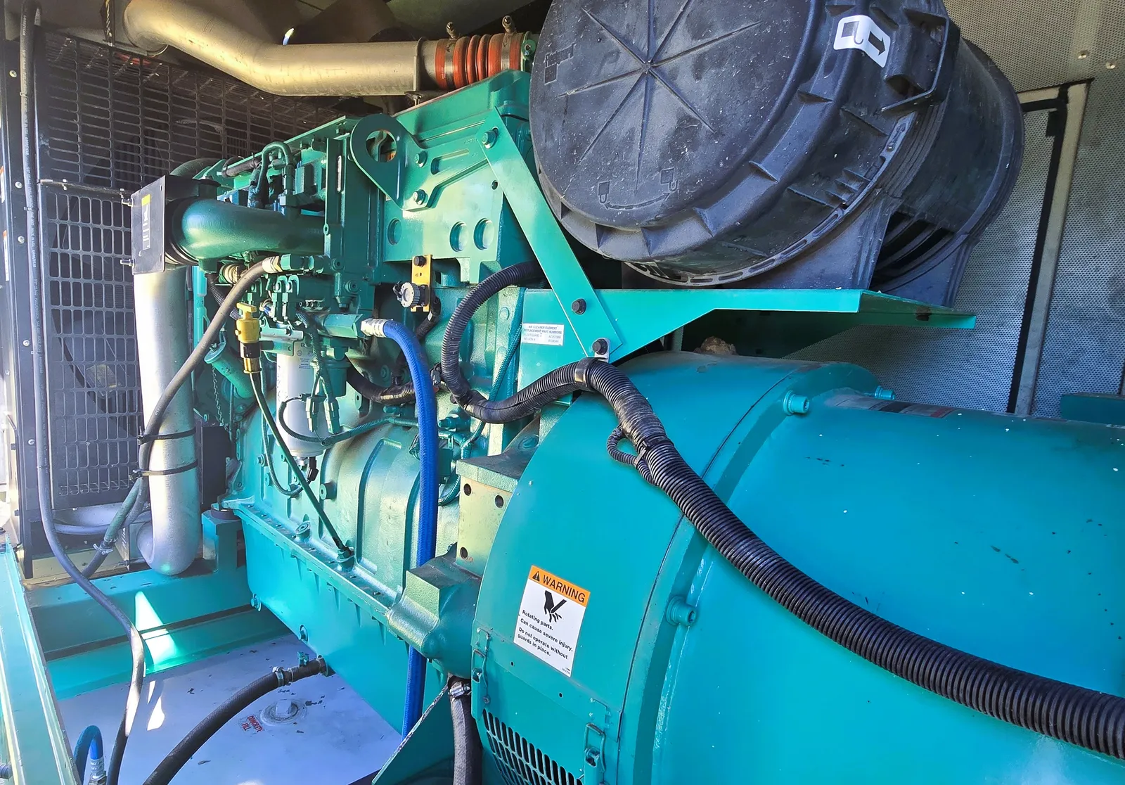 3 500kw cummins industrial generator unit 092161 engine