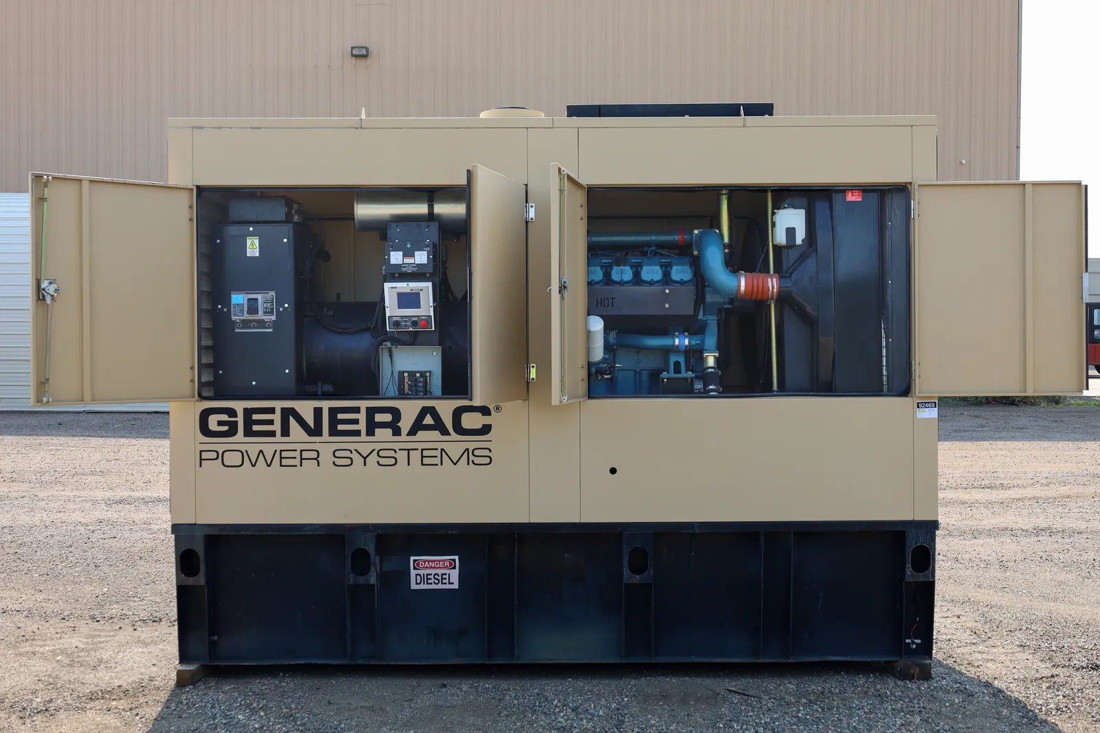 3 500kw generac industrial generator unit 092469 engine