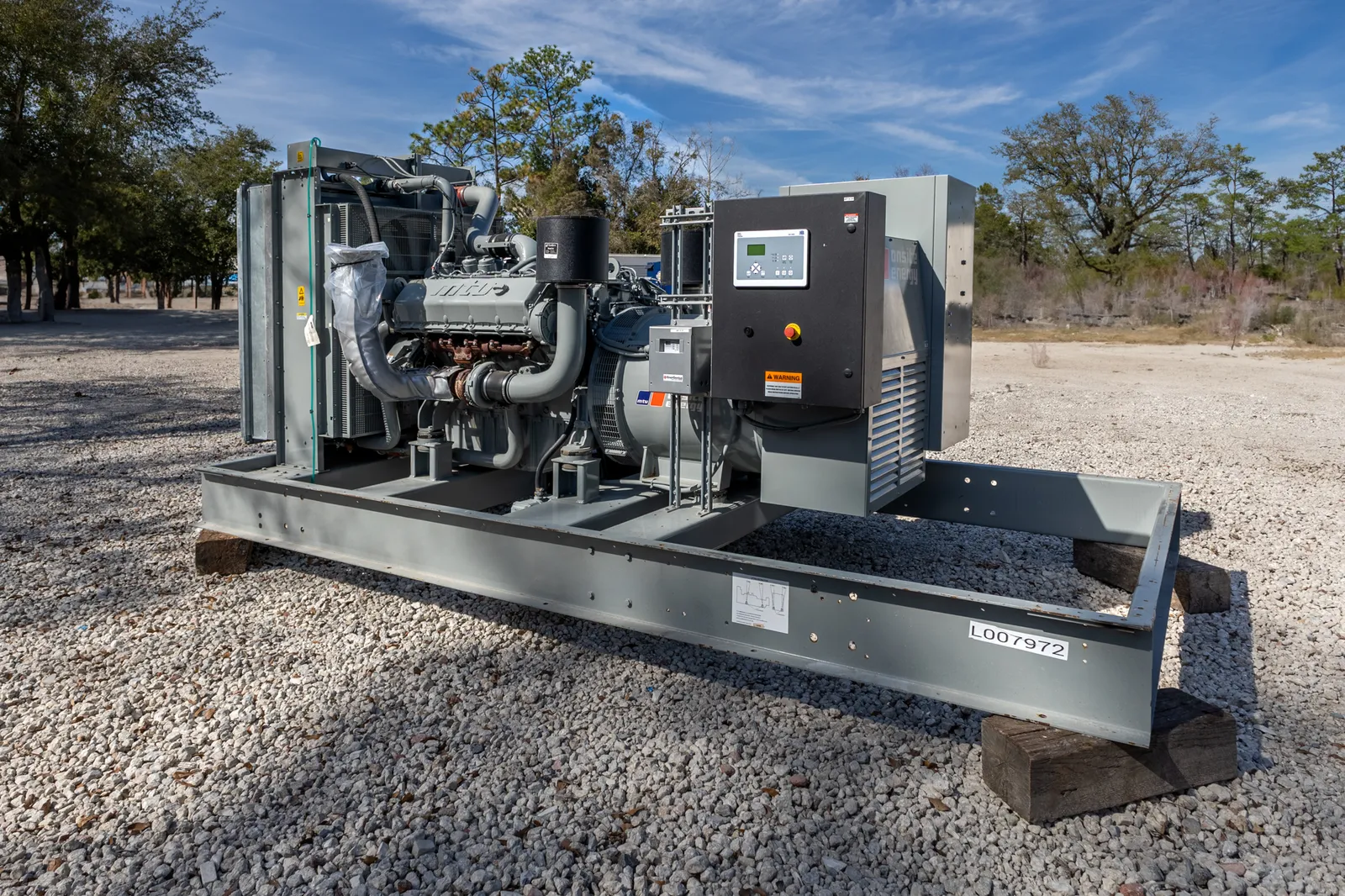 3 500kw mtu industrial generator unit 090714 engine