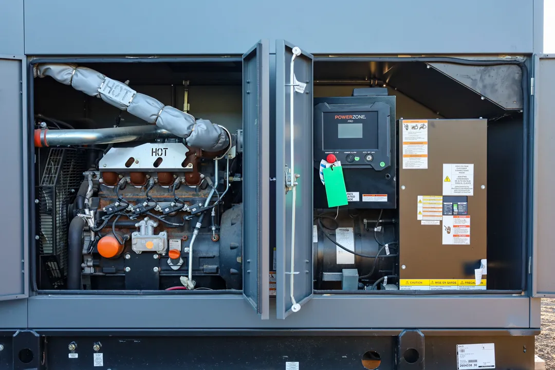3 50kw generac industrial generator unit 092057 engine