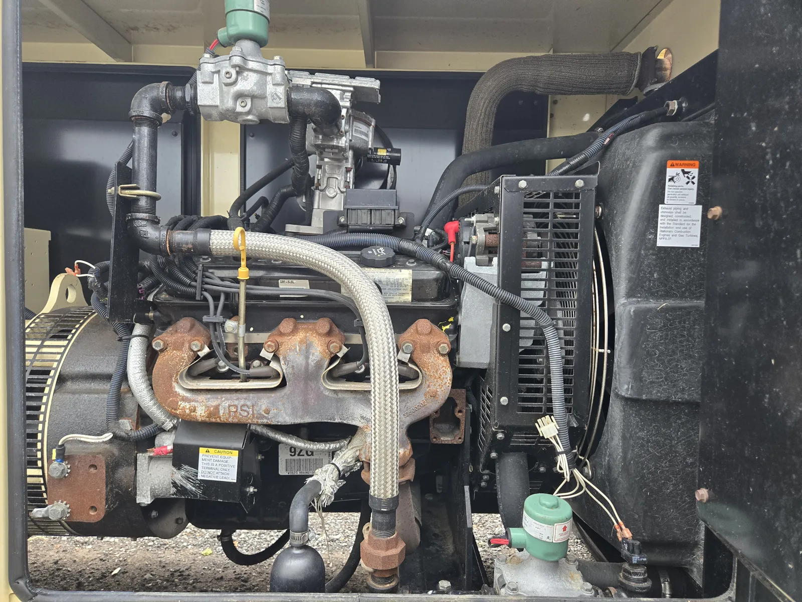 3 50kw kohler industrial generator unit 092266 engine