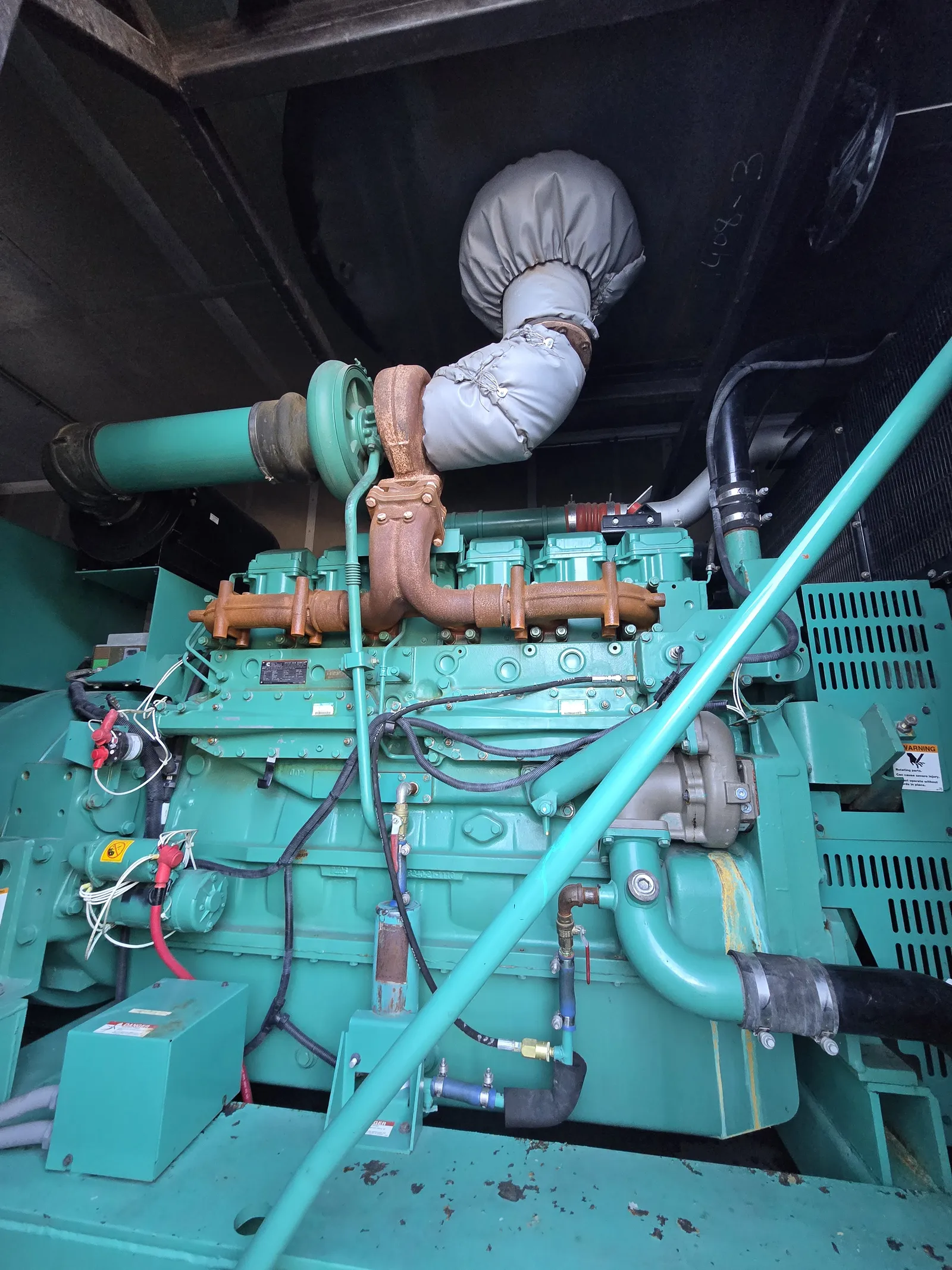 3 600kw cummins industrial generator unit 091843 engine