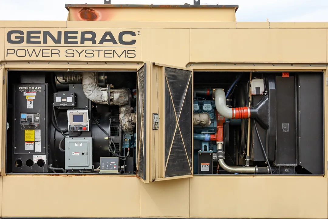 3 610kw generac industrial generator unit 090908 engine