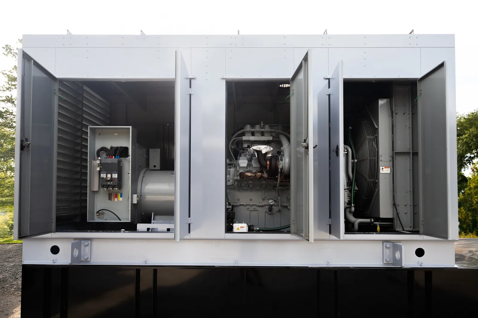 3 650kw mtu industrial generator unit 091419 engine