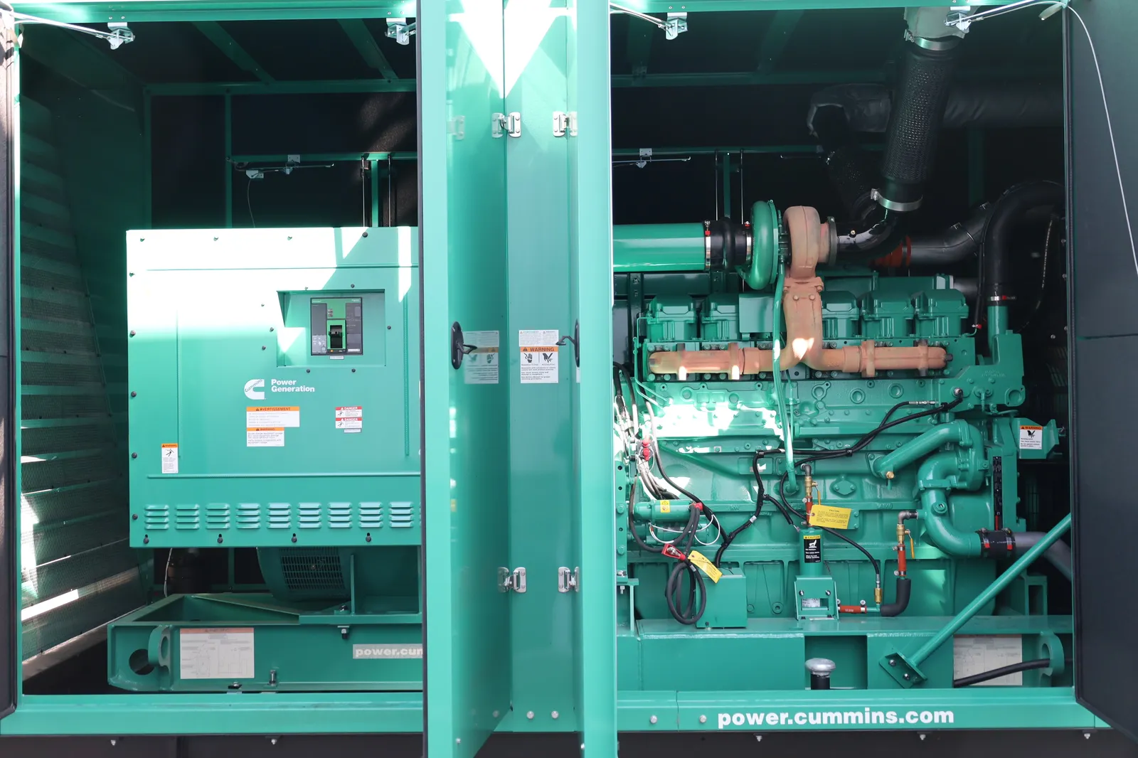 3 800kw cummins industrial generator unit 090351 engine