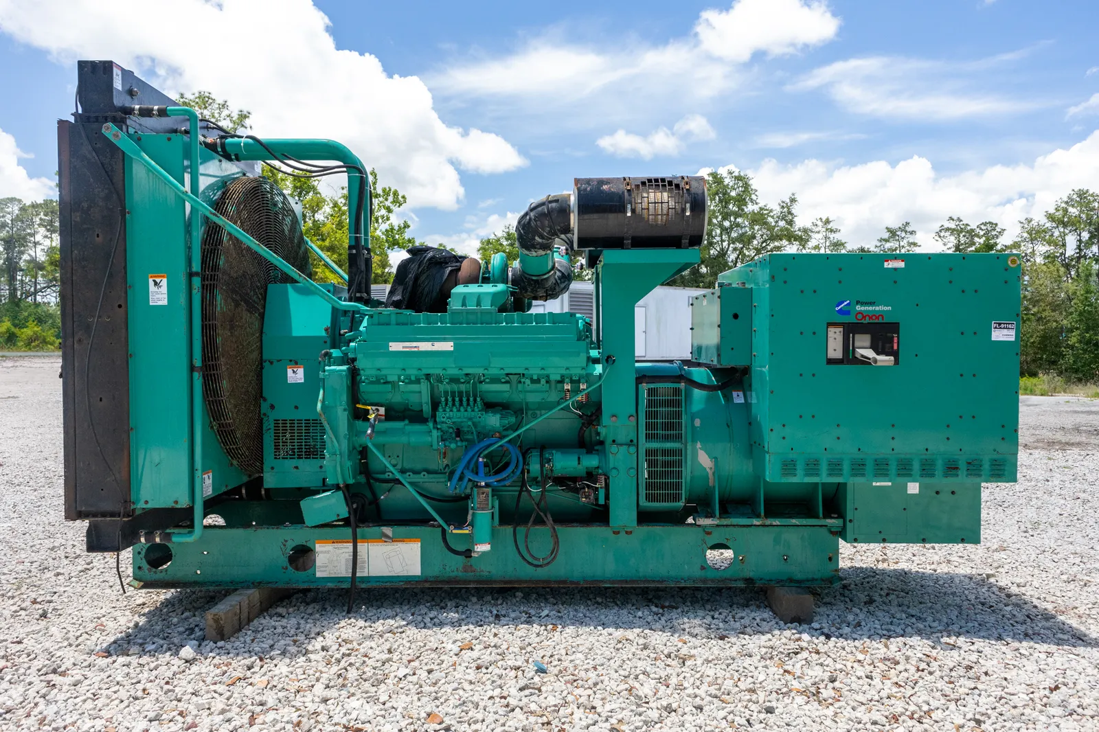 3 900kw cummins industrial generator unit 091162 engine