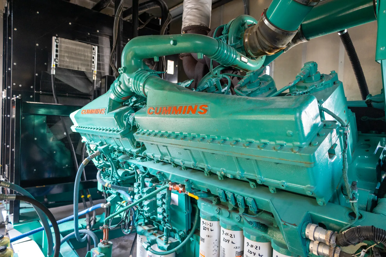 4 1250kw cummins industrial generator unit 092016 engine