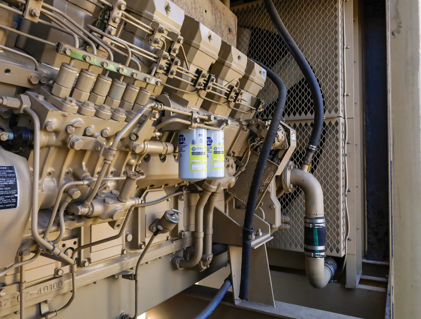 4 1250kw katolight industrial generator unit 089555 engine