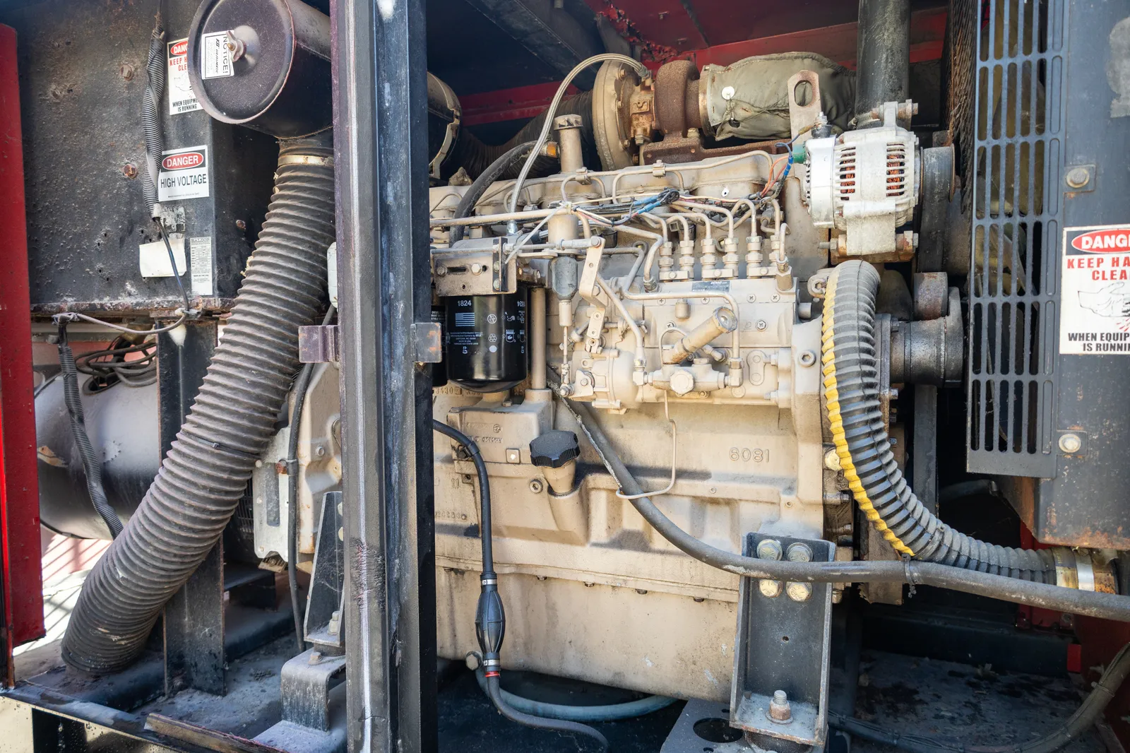 4 140kw baldor industrial generator unit 092013 engine
