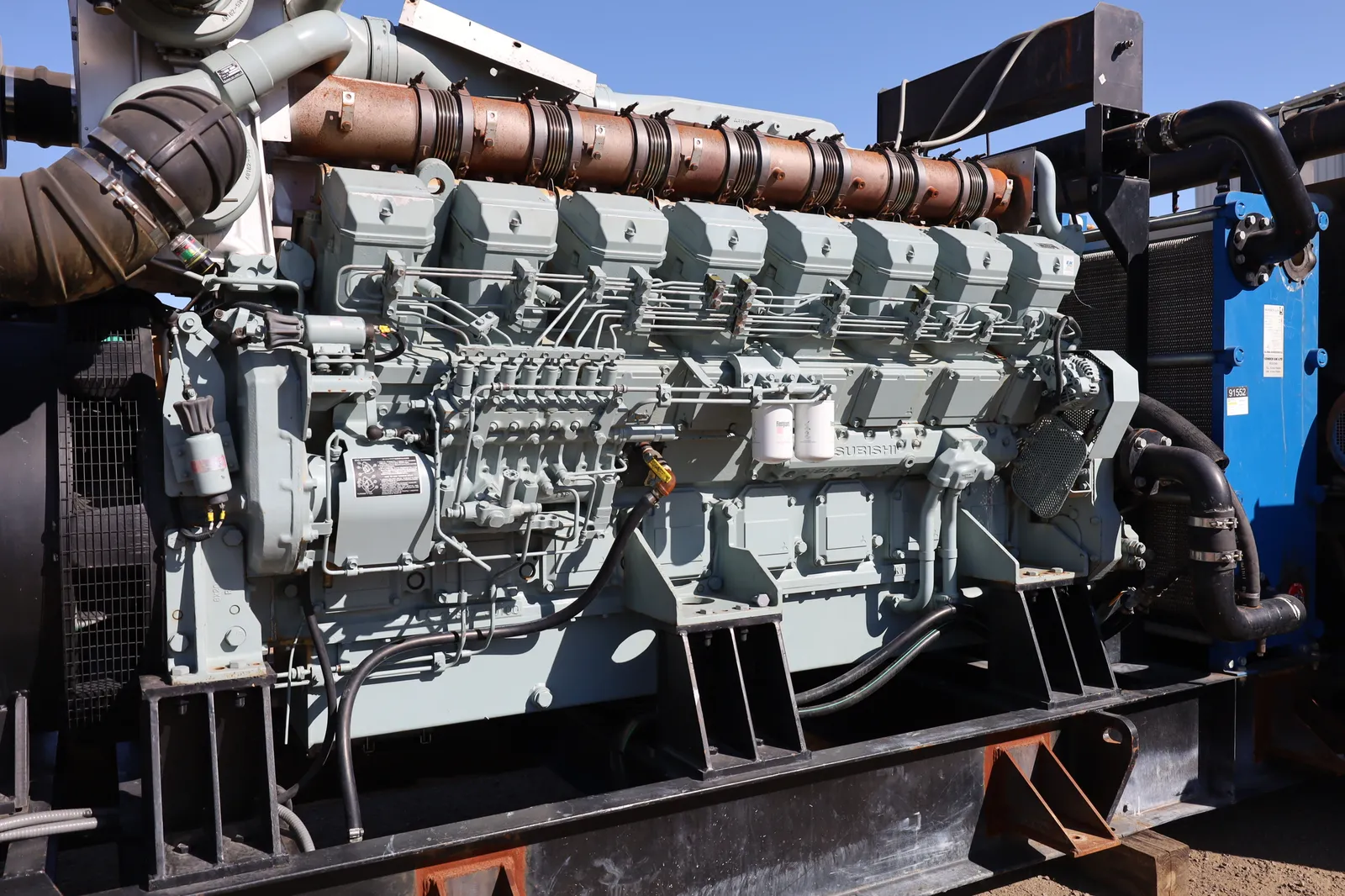 4 2000kw generac industrial generator unit 091552 engine