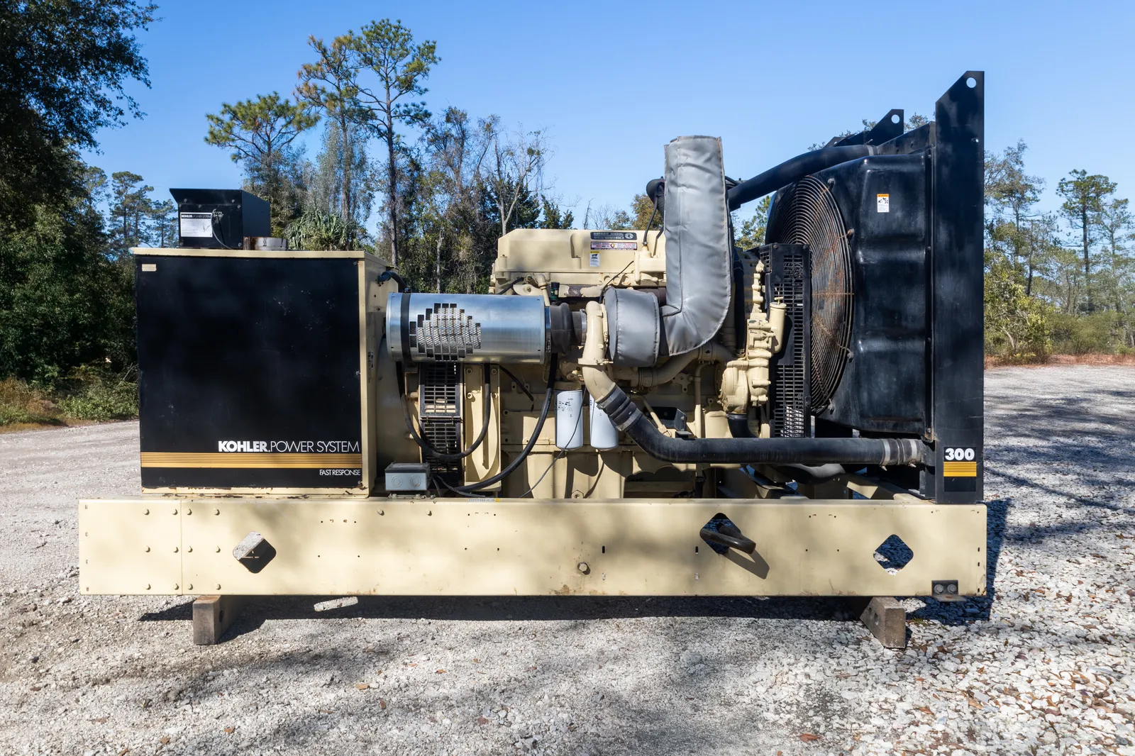 4 300kw kohler industrial generator unit 089607 engine