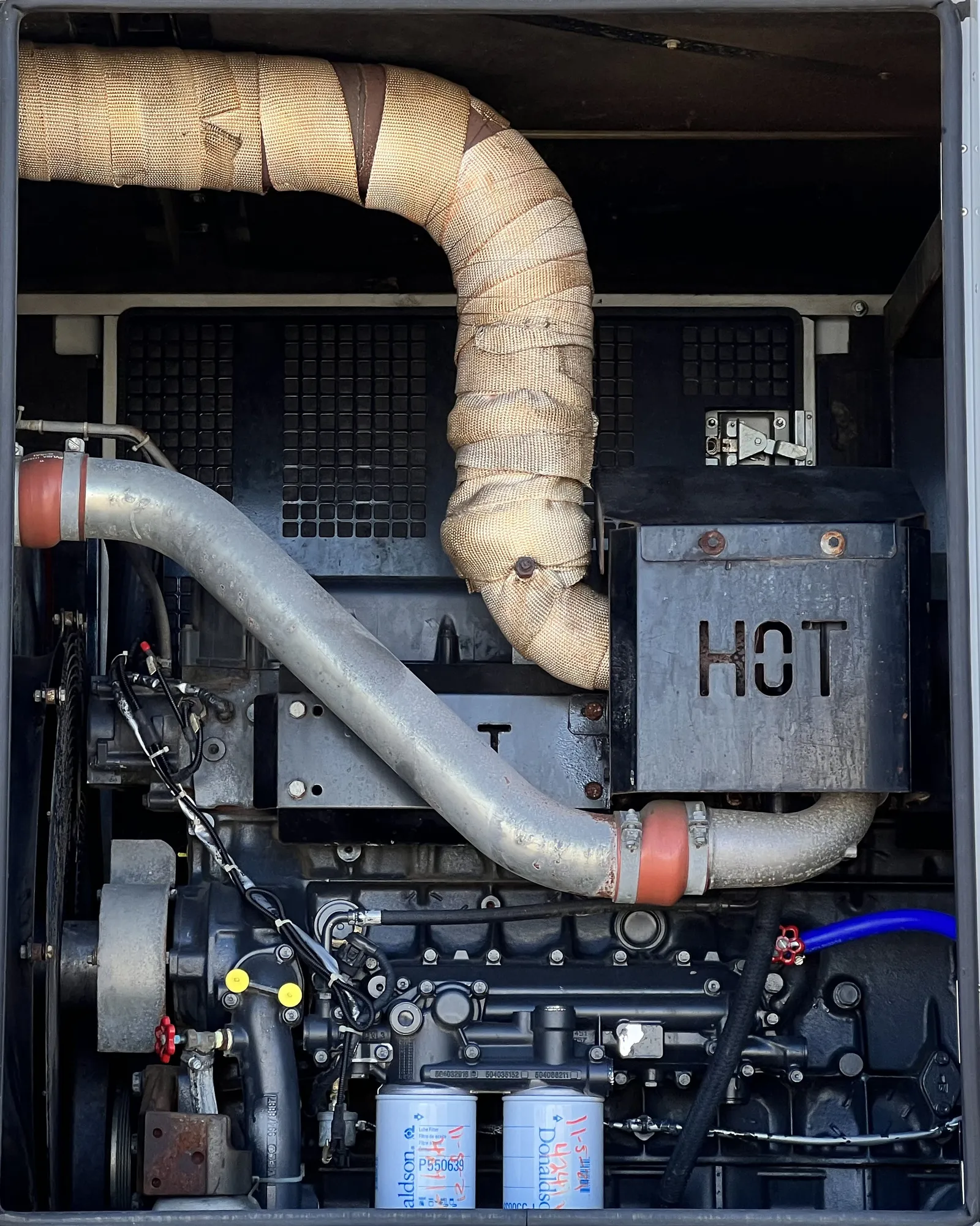 4 345kw hipower htw industrial generator unit 089112 engine