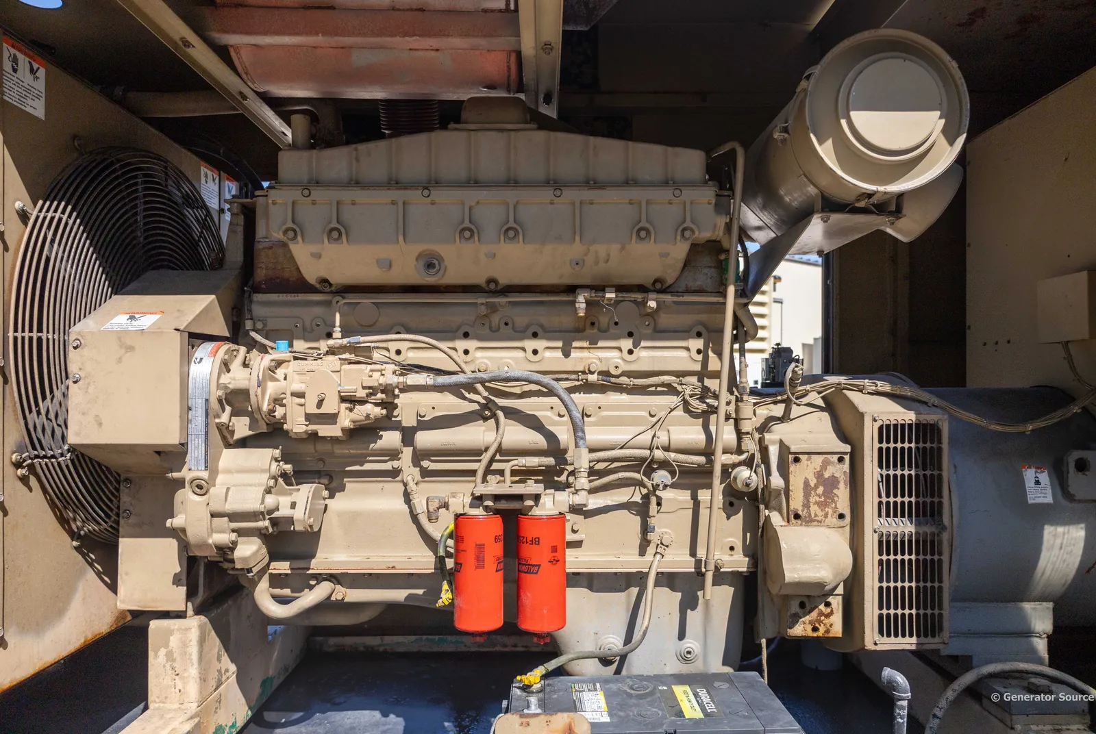 4 350kw cummins industrial generator unit 090744 engine
