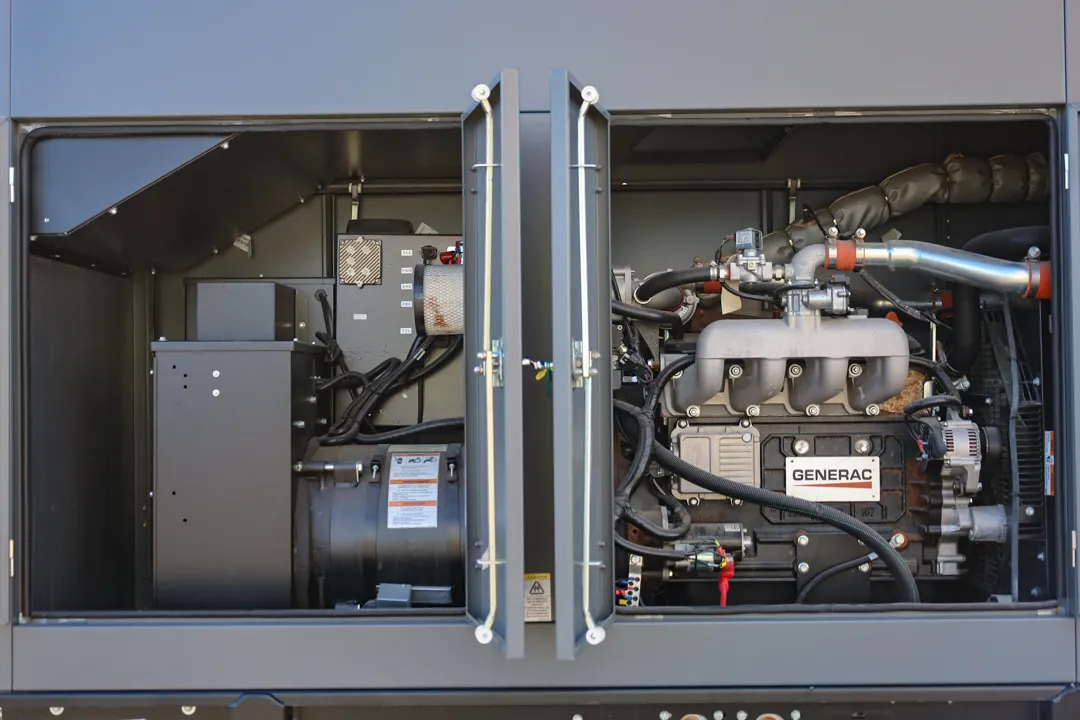 4 50kw generac industrial generator unit 092057 engine