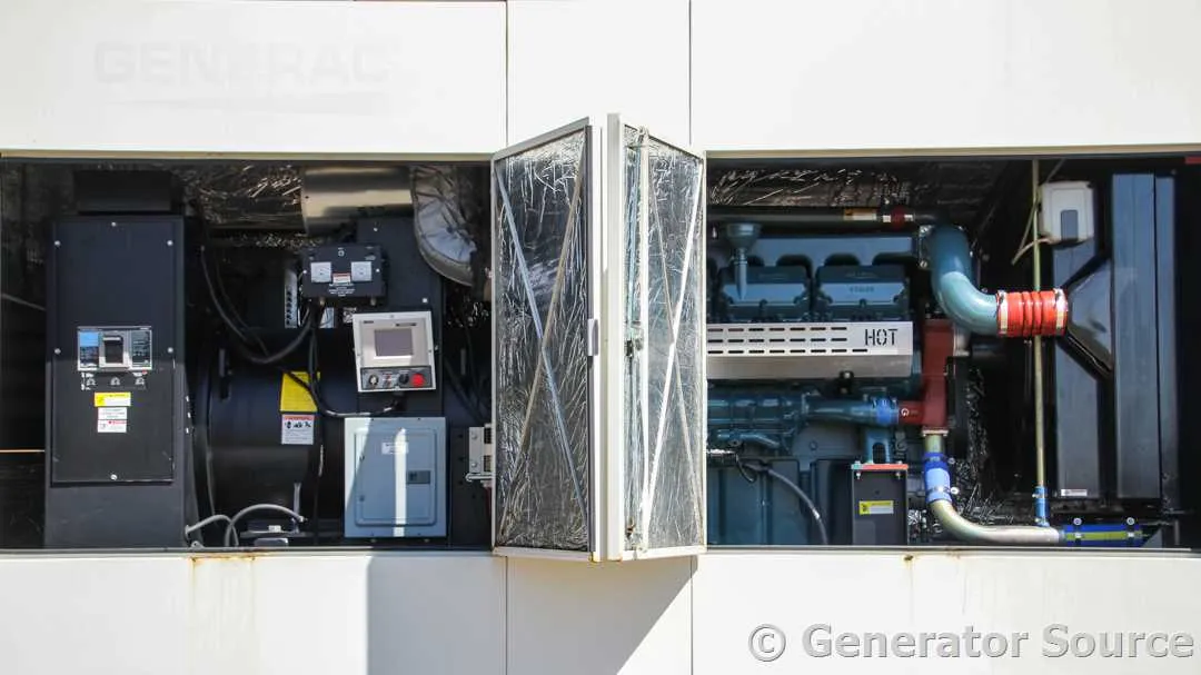 4 600kw generac industrial generator unit 091376 engine