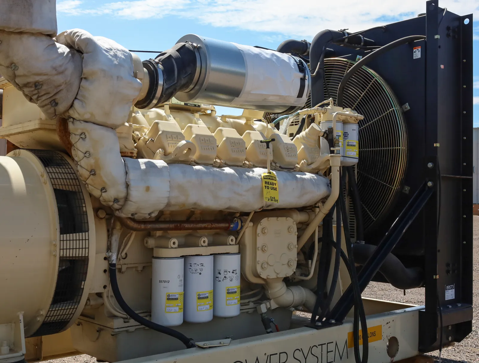 4 600kw kohler industrial generator unit 089573 engine