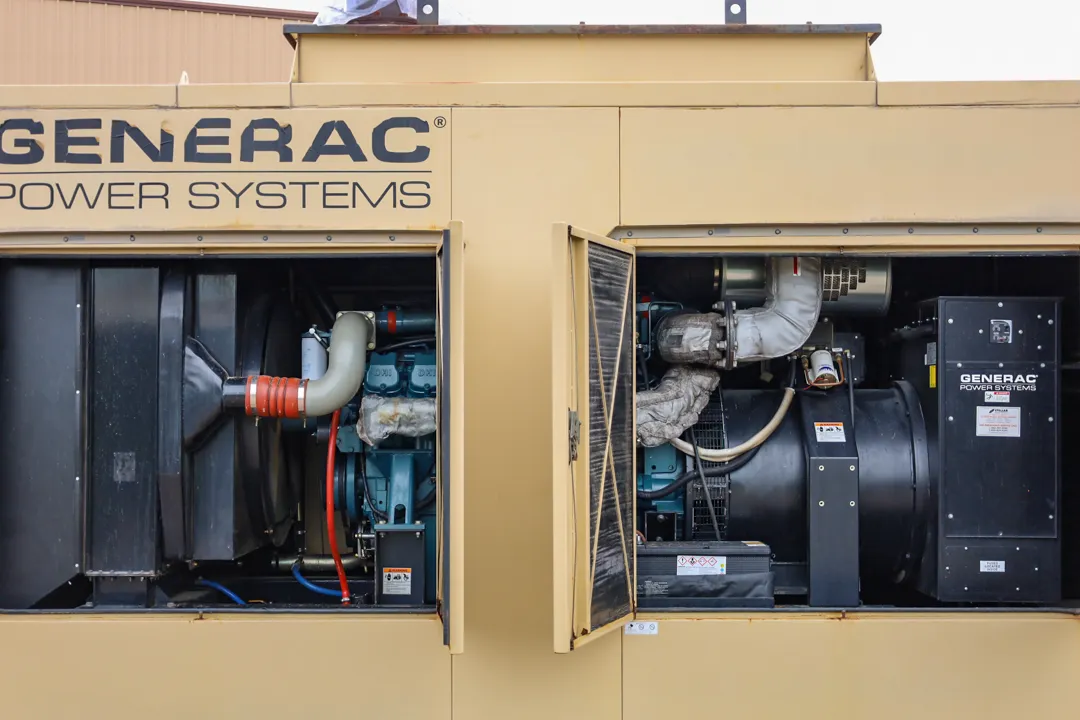 4 610kw generac industrial generator unit 090908 engine