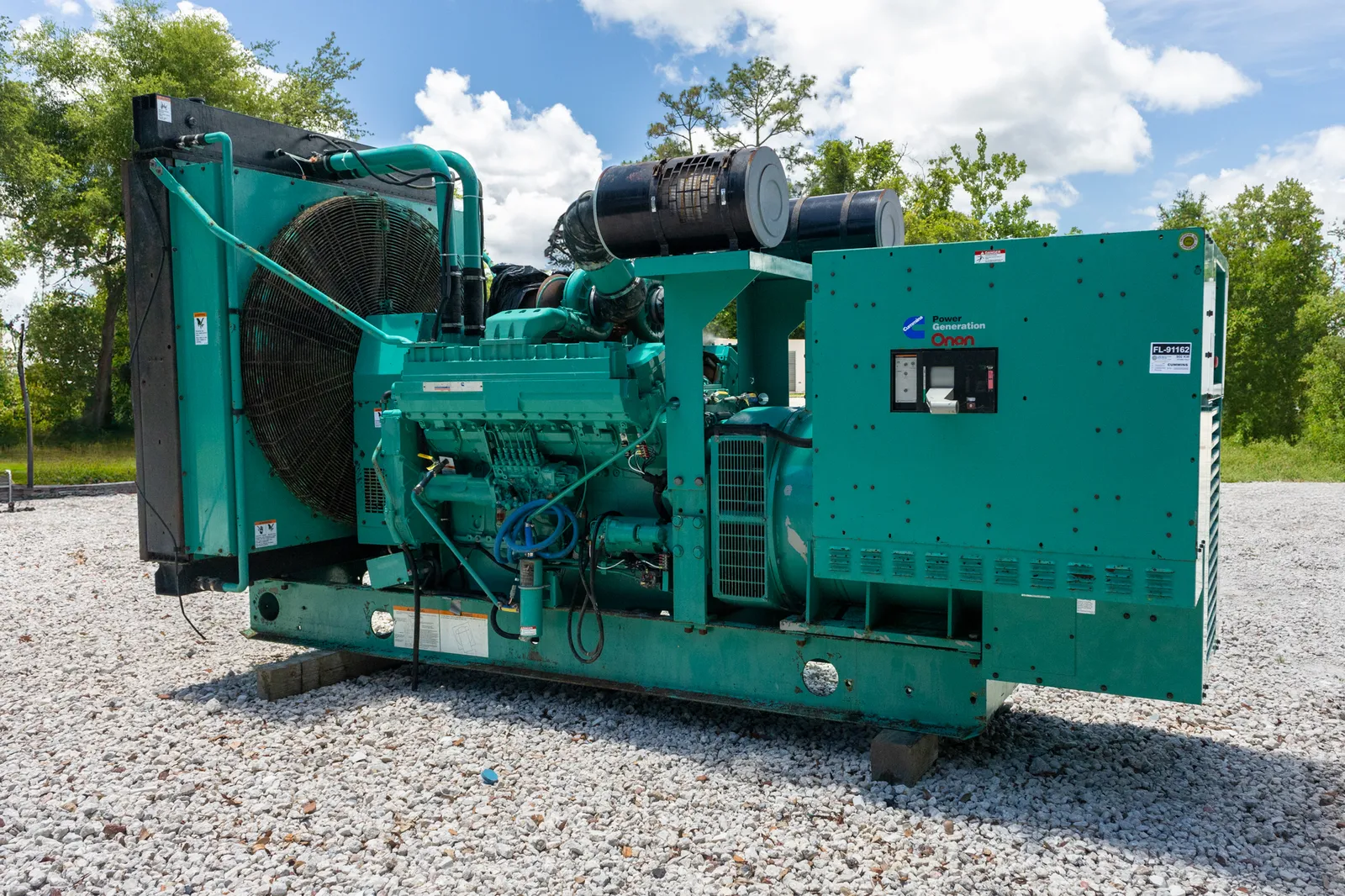 4 900kw cummins industrial generator unit 091162 engine