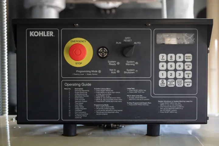 5 1000kw kohler industrial generator unit 090623 control panel