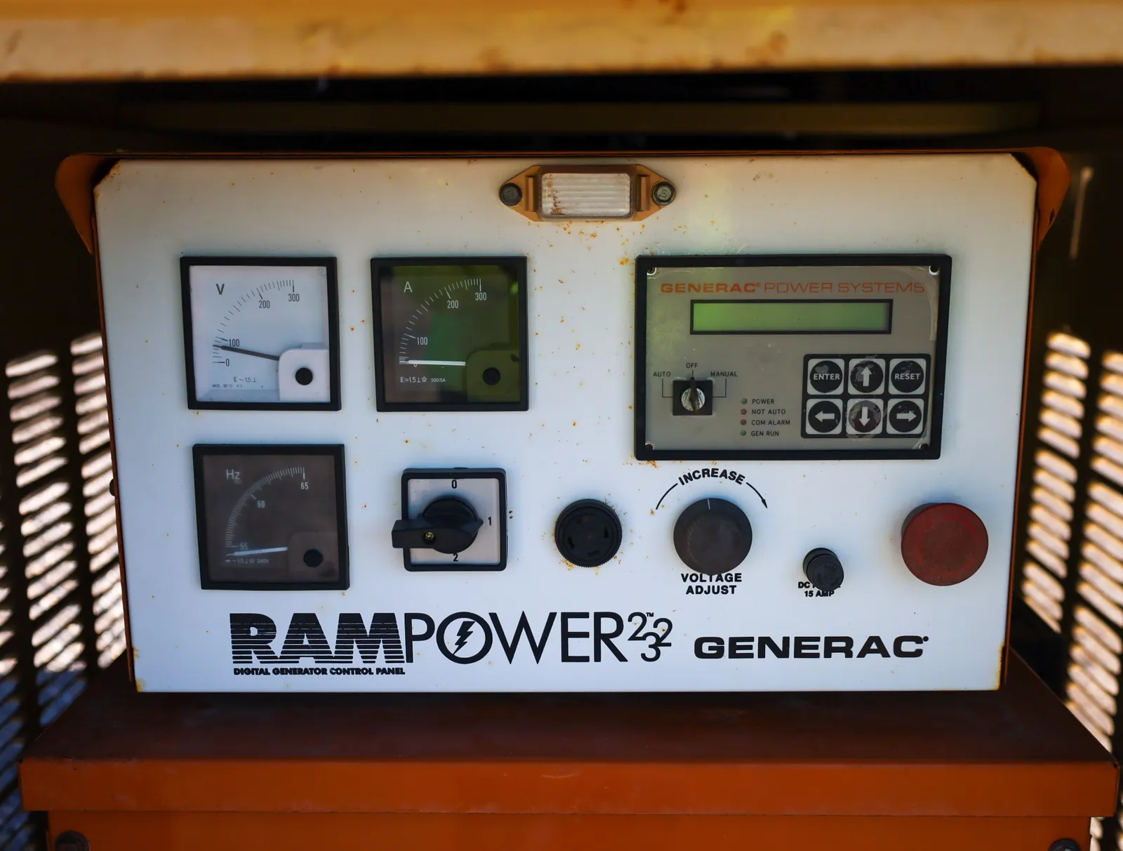 5 100kw generac industrial generator unit 092318 control panel