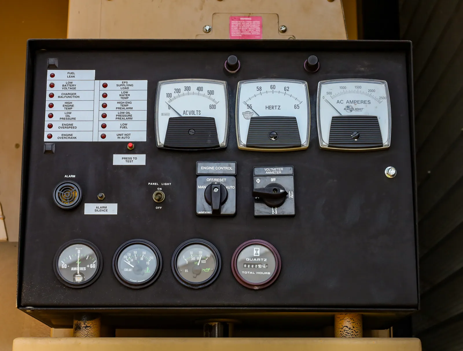 5 1250kw katolight industrial generator unit 089555 control panel