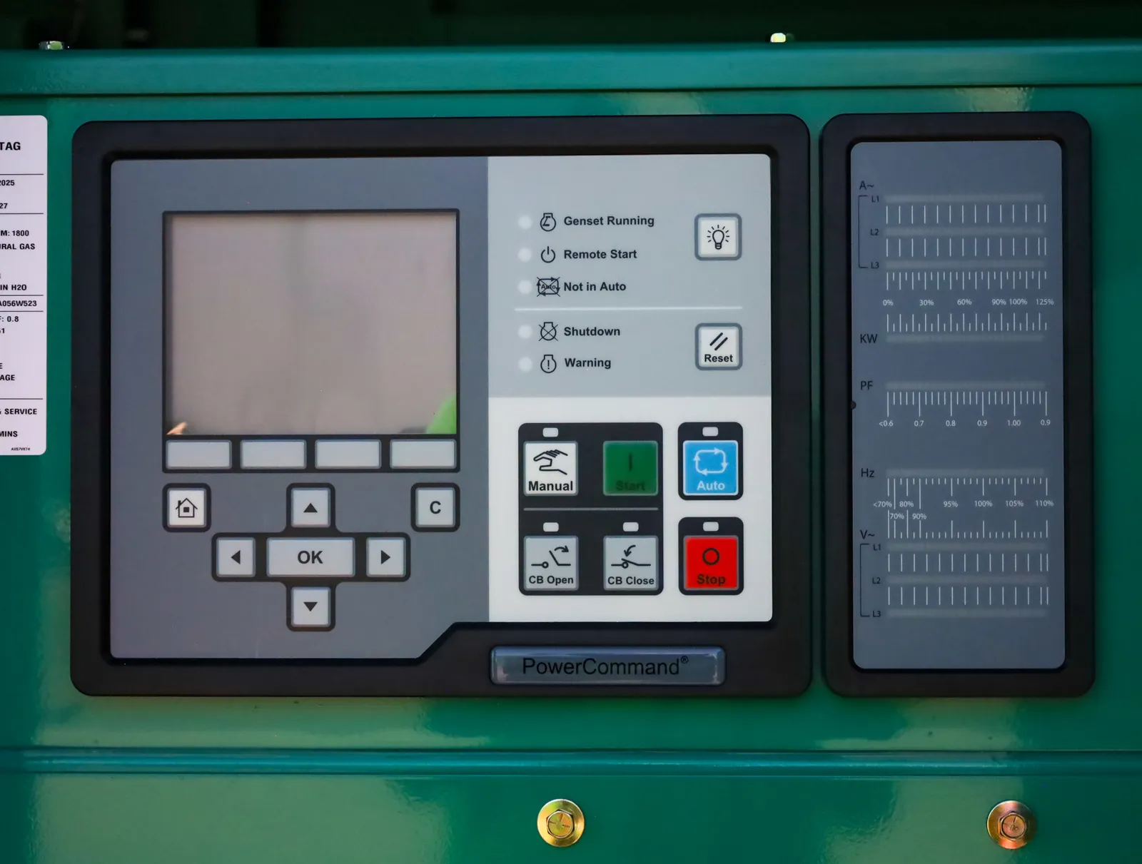 5 300kw cummins industrial generator unit 092672 control panel