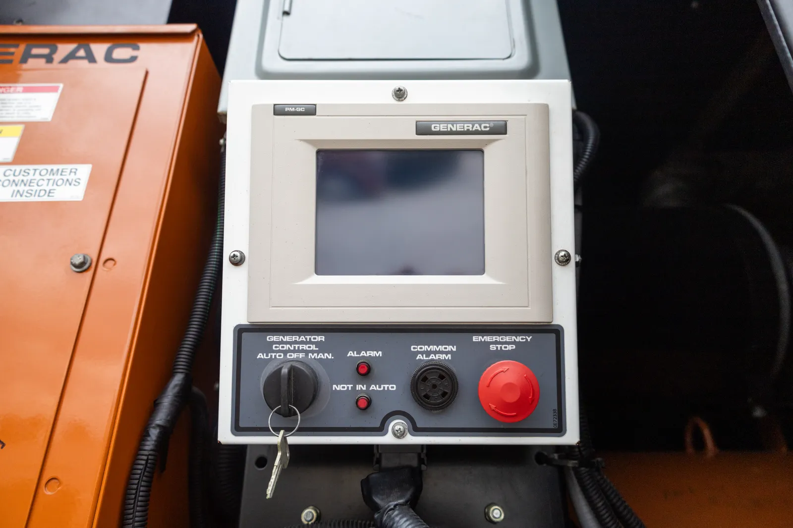 5 350kw generac industrial generator unit 092311 control panel