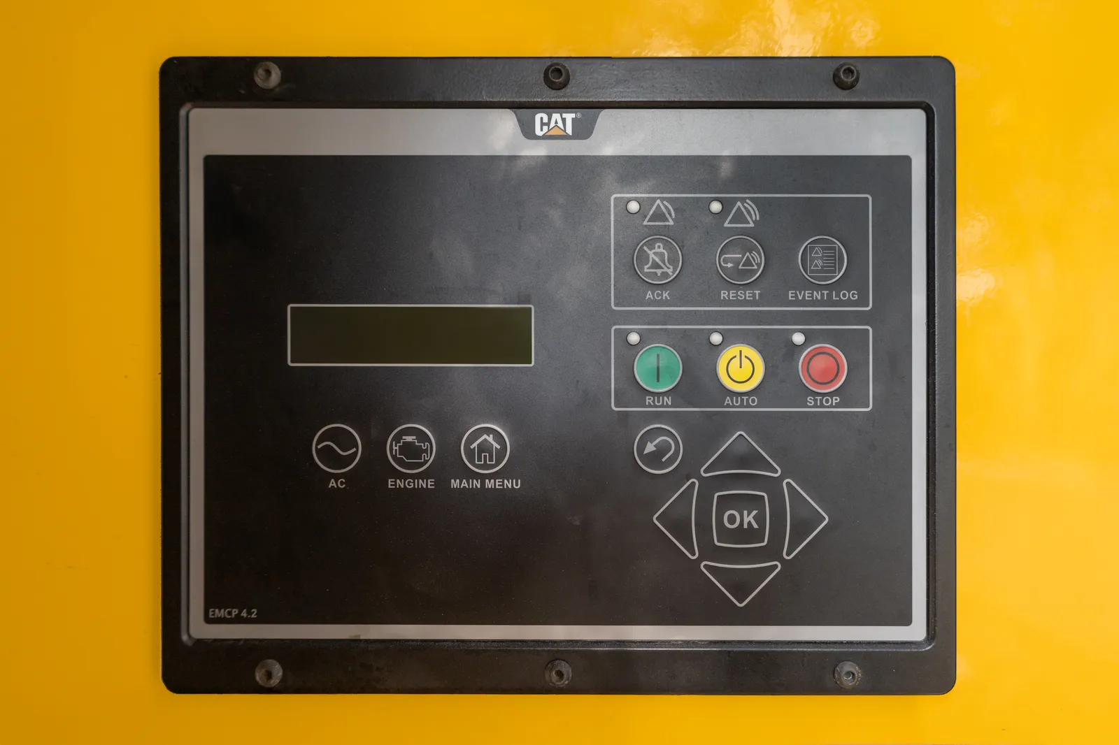 5 400kw caterpillar industrial generator unit 092147 control panel