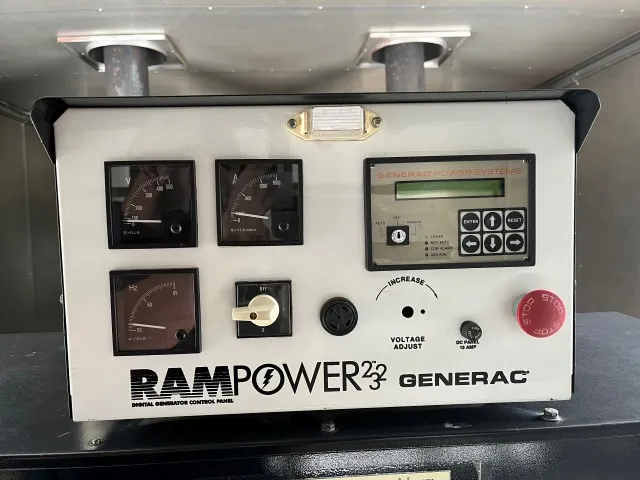5 400kw generac industrial generator unit 089606 control panel