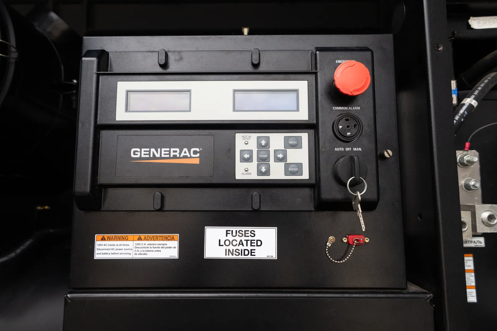 5 400kw generac industrial generator unit 092449 control panel