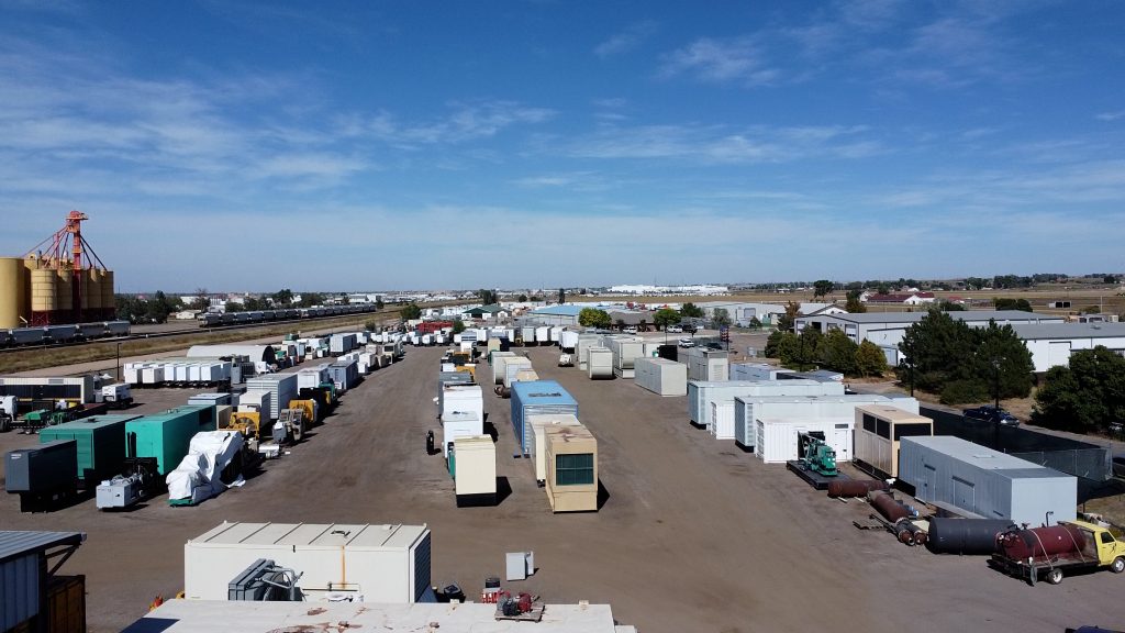 Rows of generators at Generator Source