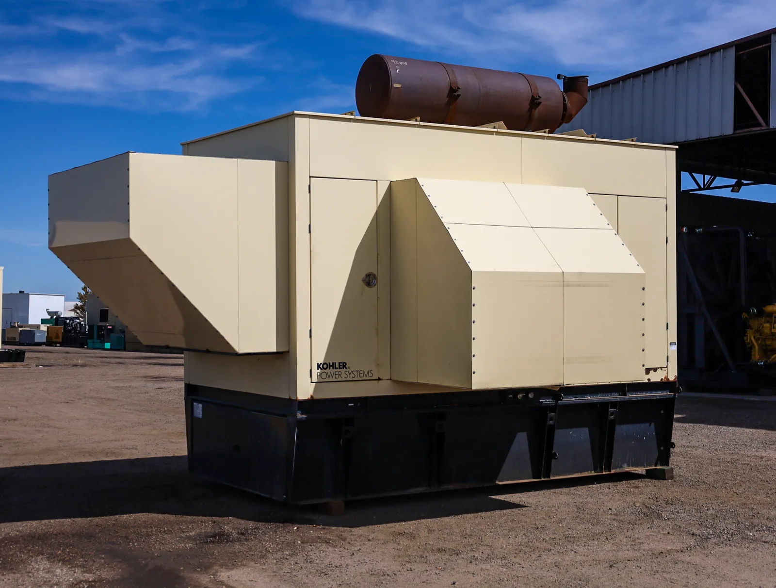 1 1000kw kohler industrial generator unit 092808 exterior