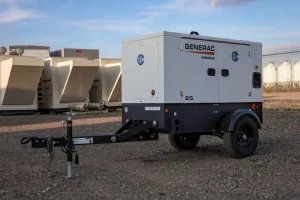 1 25kw generac industrial generator unit 092753 exterior