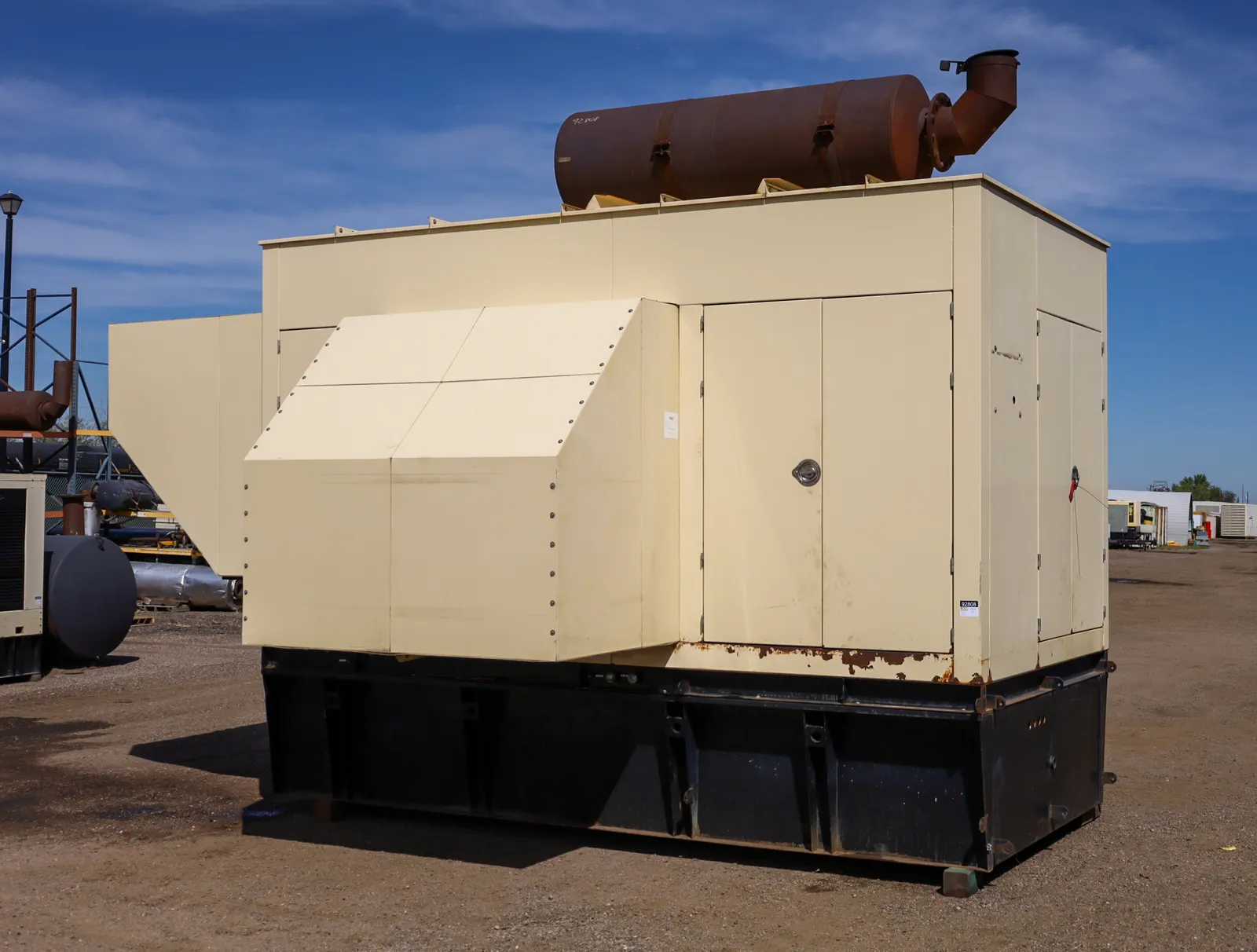 2 1000kw kohler industrial generator unit 092808 exterior