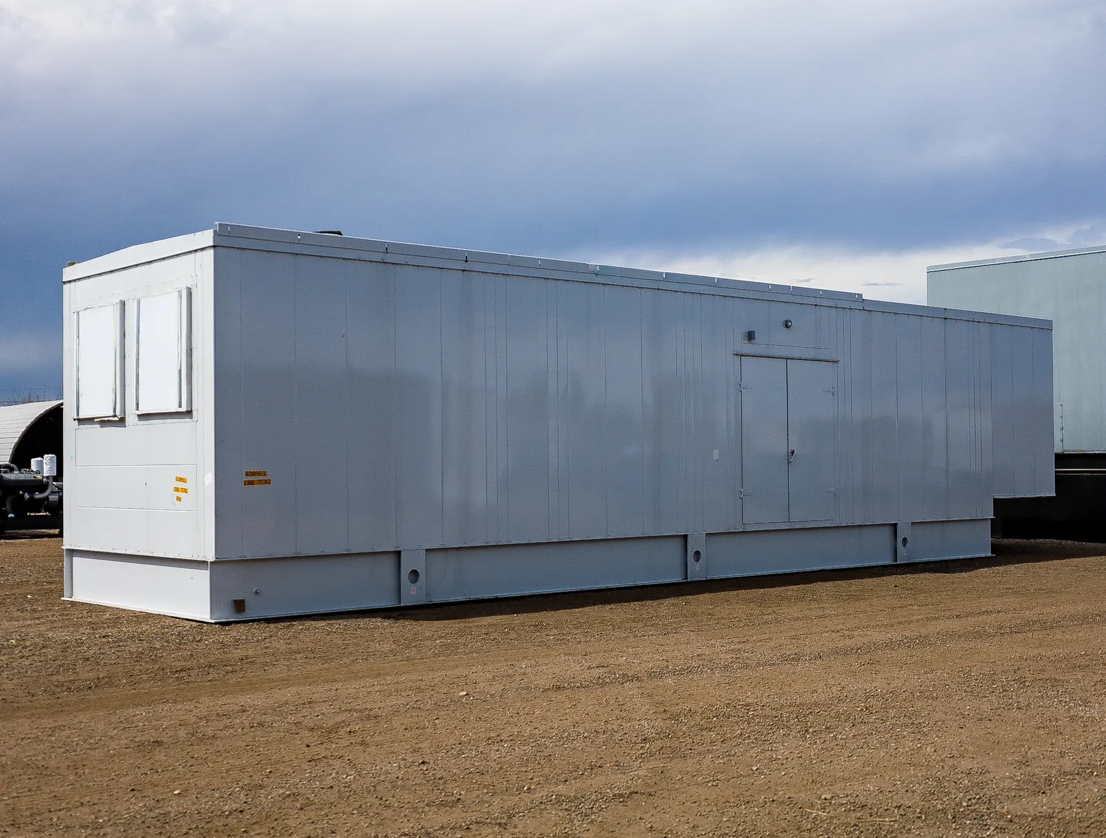 2 1750kw mtu industrial generator unit 092697 exterior