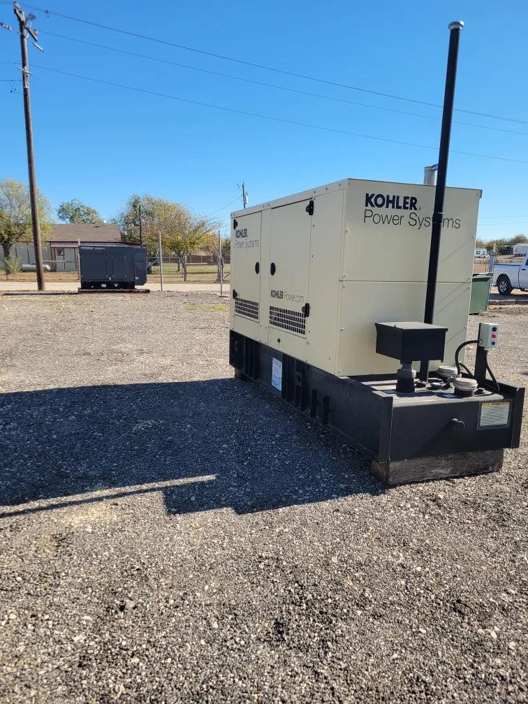2 80kw kohler industrial generator unit 092751 exterior