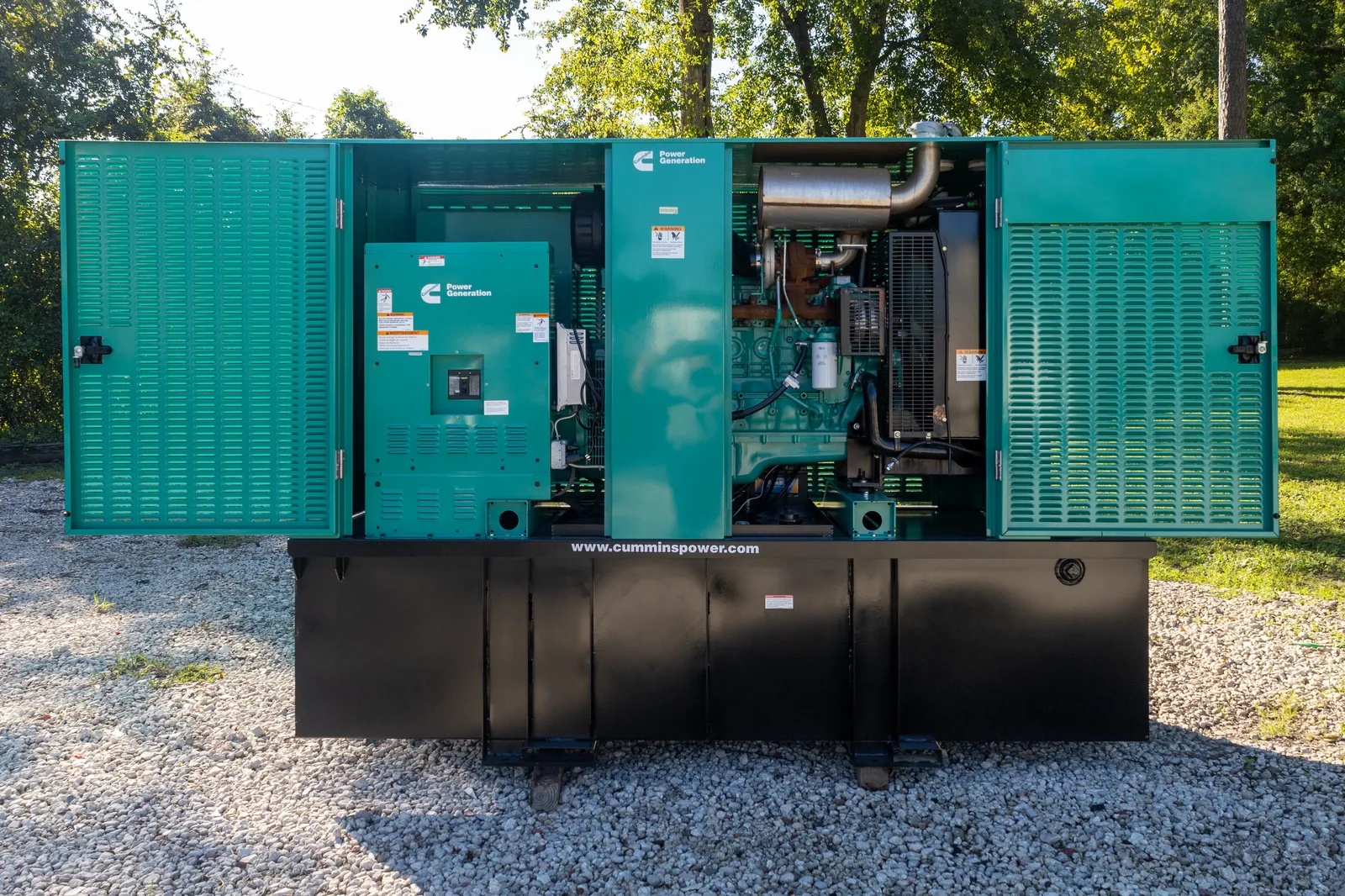 3 150kw cummins industrial generator unit 092733 engine