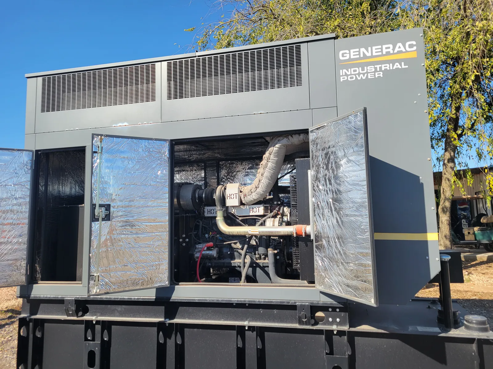 3 175kw generac industrial generator unit 092677 engine