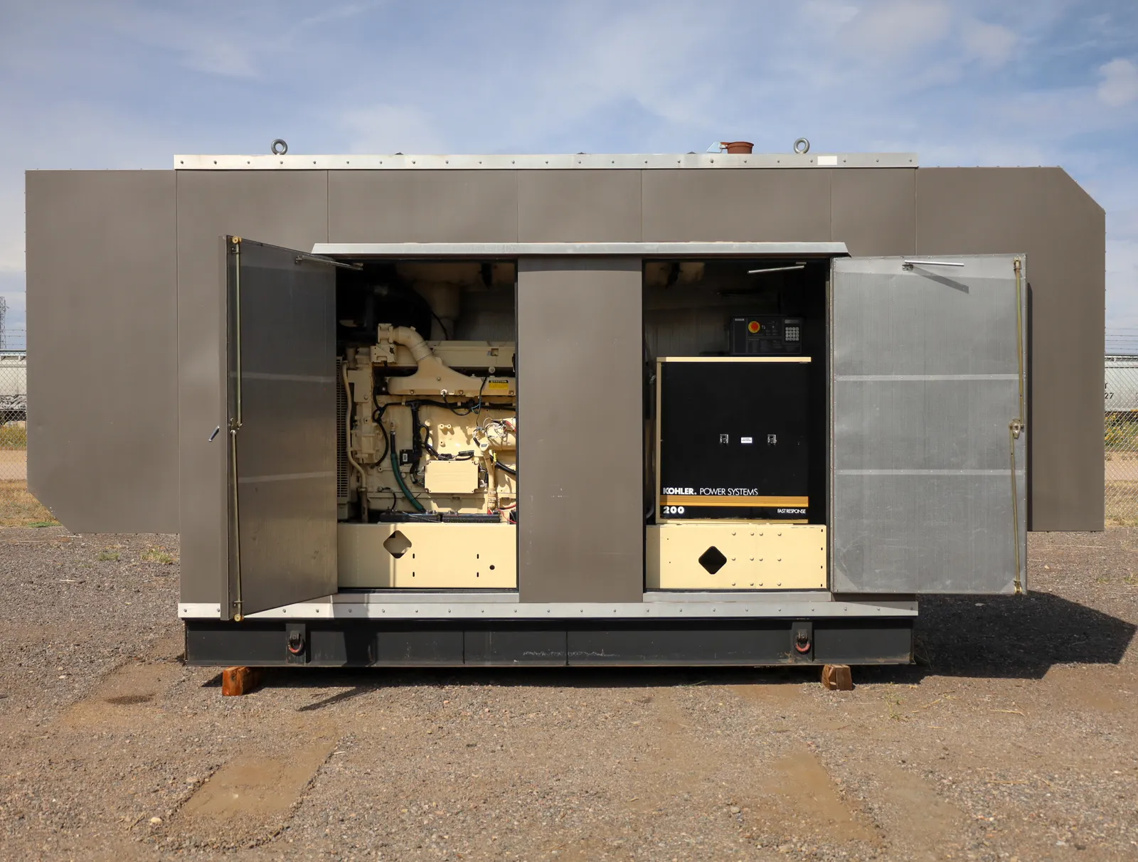 3 200kw kohler industrial generator unit 092730 engine