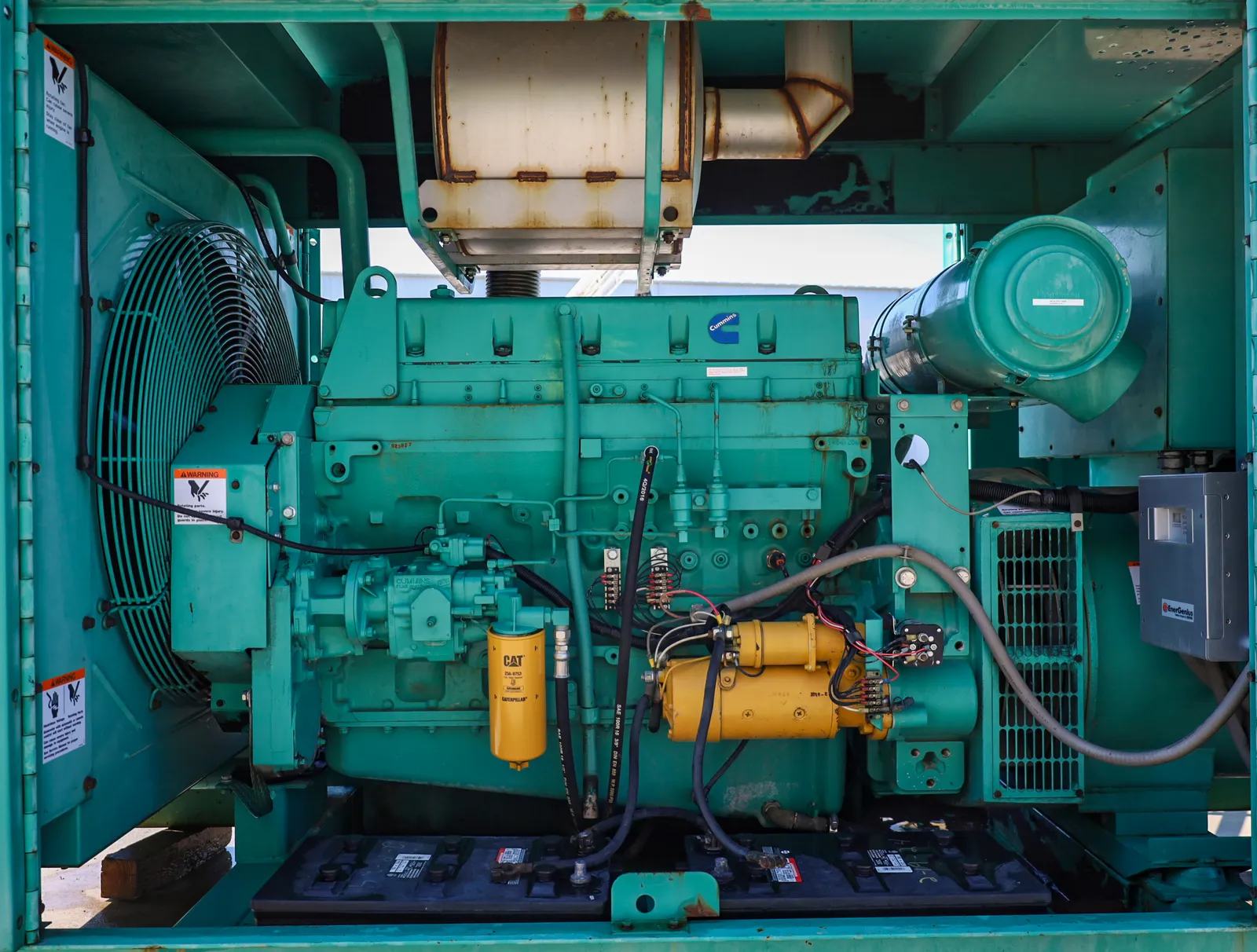 3 230kw cummins industrial generator unit 092003 engine