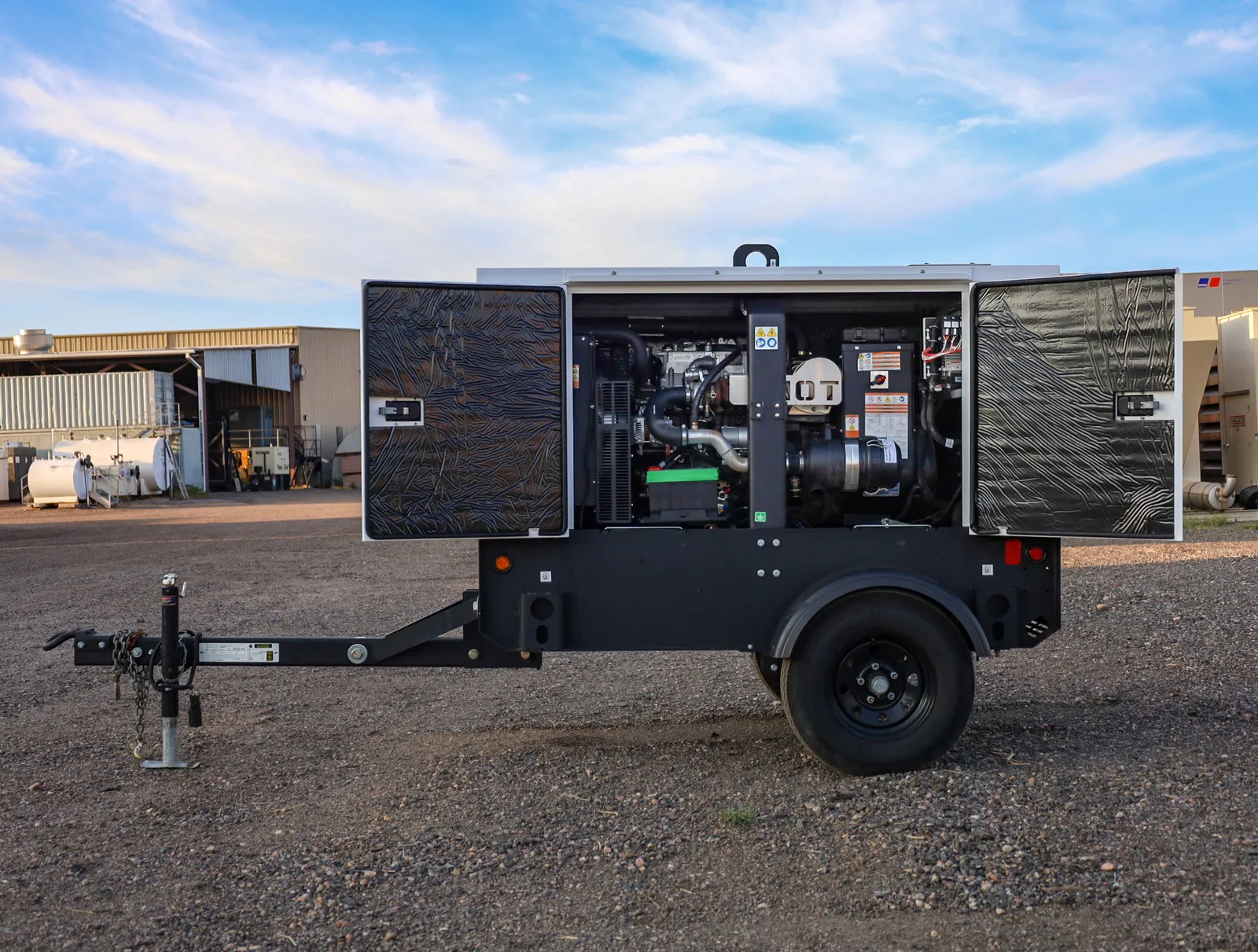 3 25kw generac industrial generator unit 092753 engine